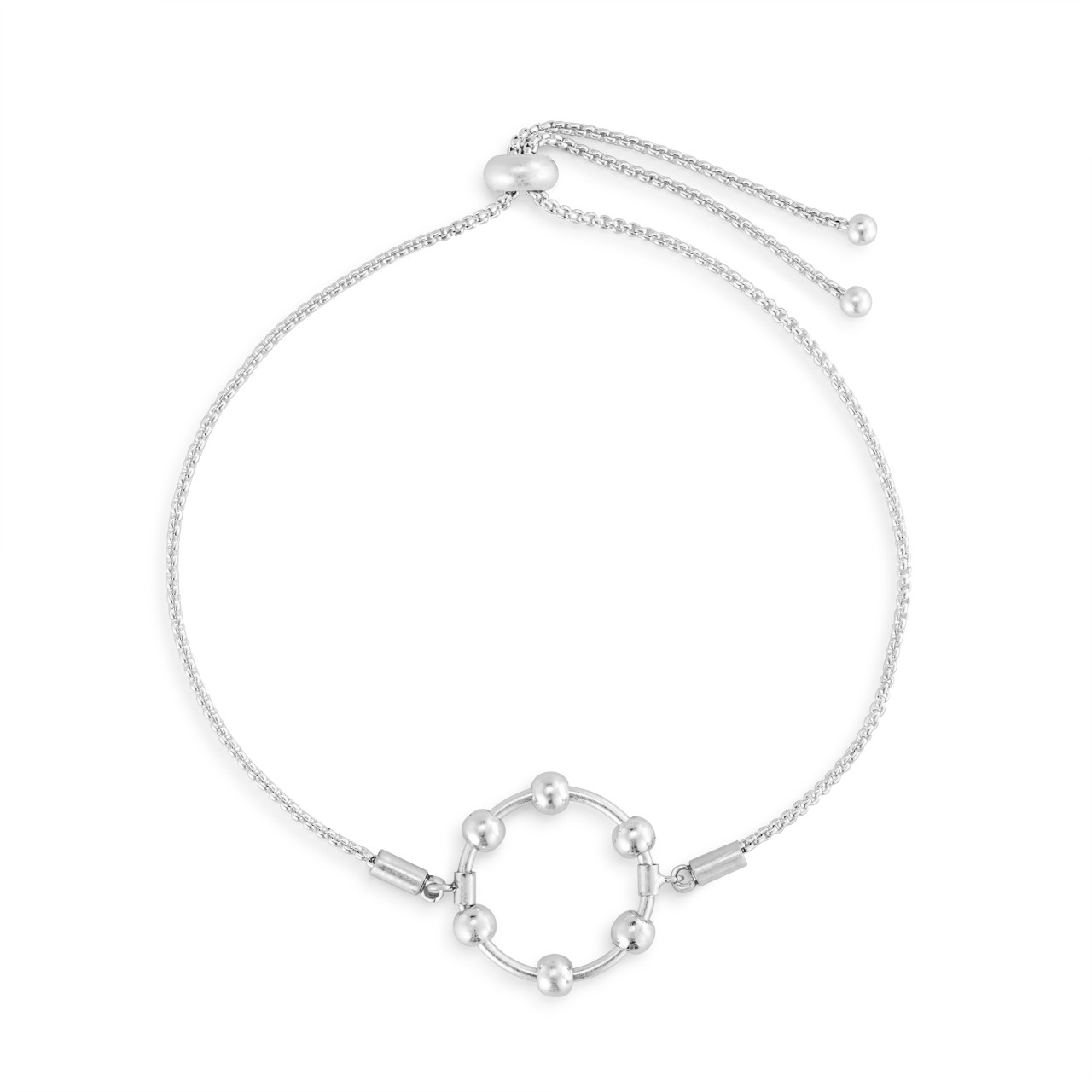 BeCalm Silver Bracelet - 6.5in thumbnail