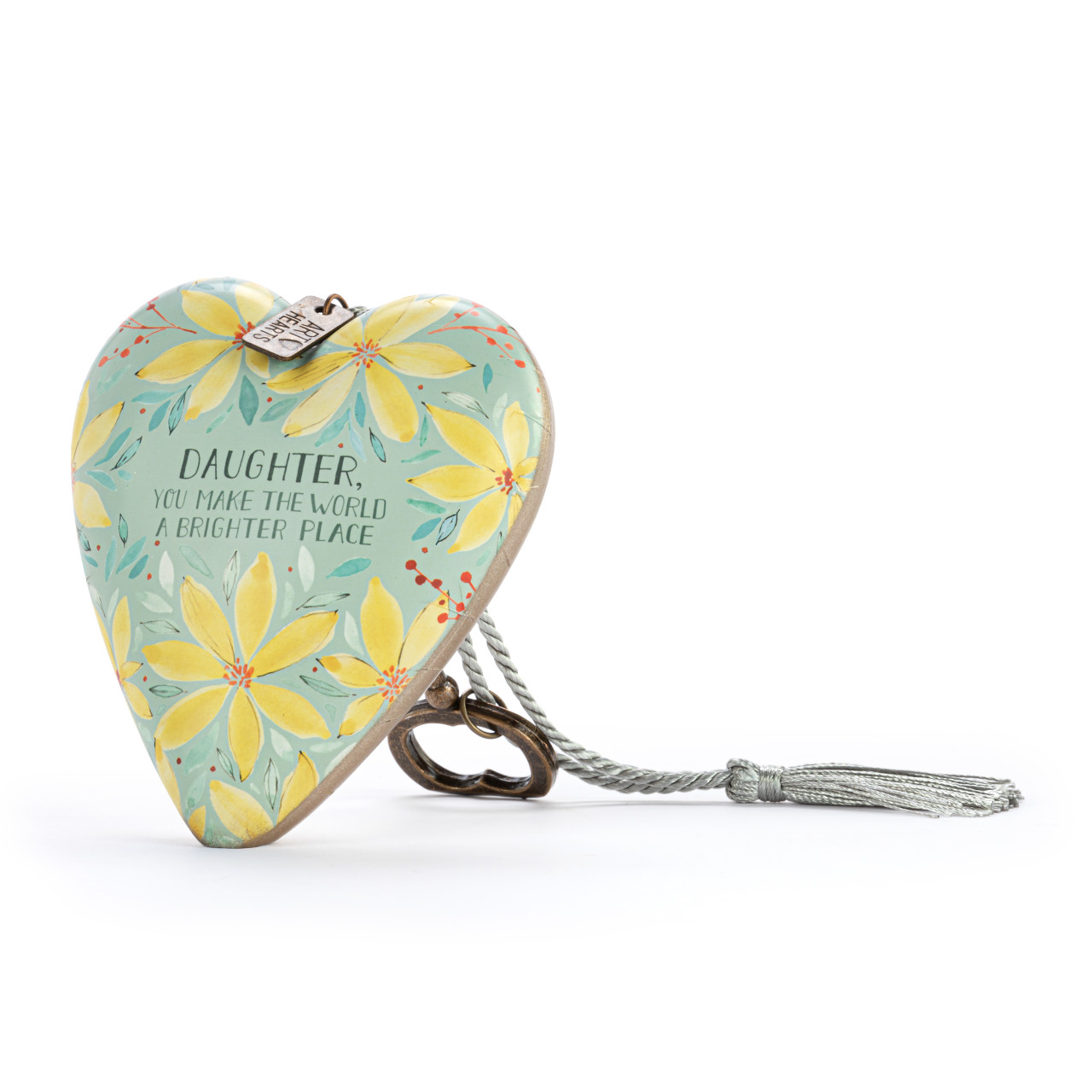 Daughter You Make the World Brighter Art Heart thumbnail