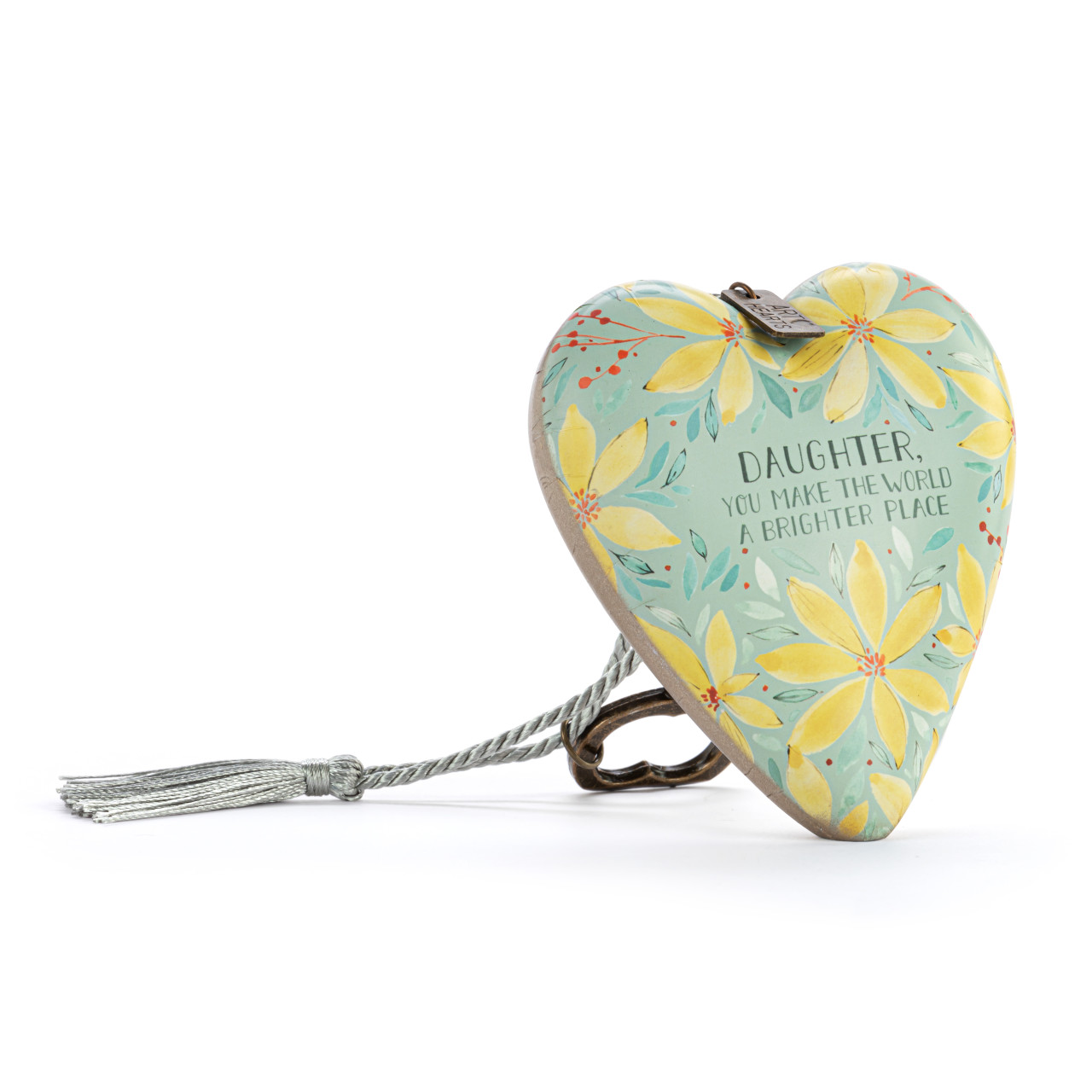 Daughter You Make the World Brighter Art Heart thumbnail