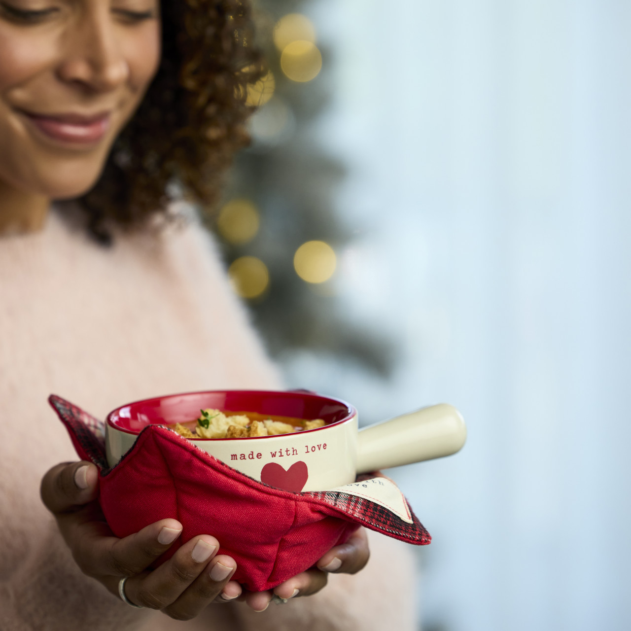 Made with Love Soup Crock & Bowl Cozy thumbnail