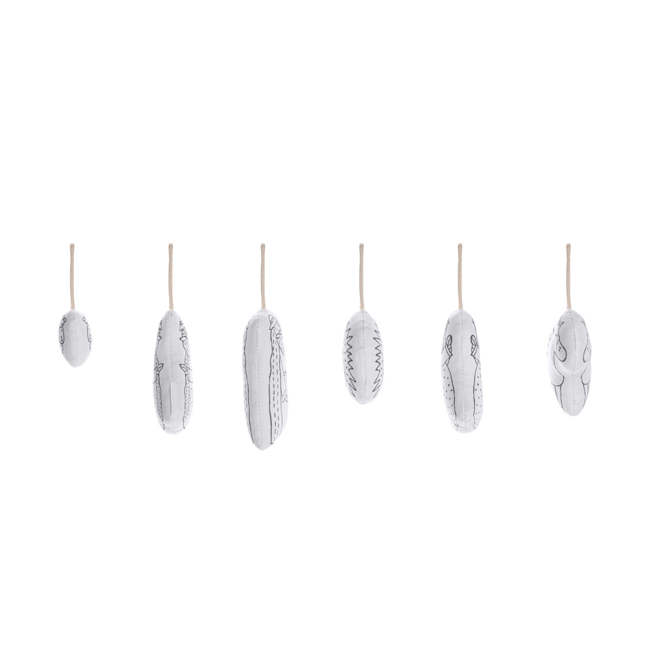 Nativity Plush Color Me Ornaments - Set of 6 thumbnail