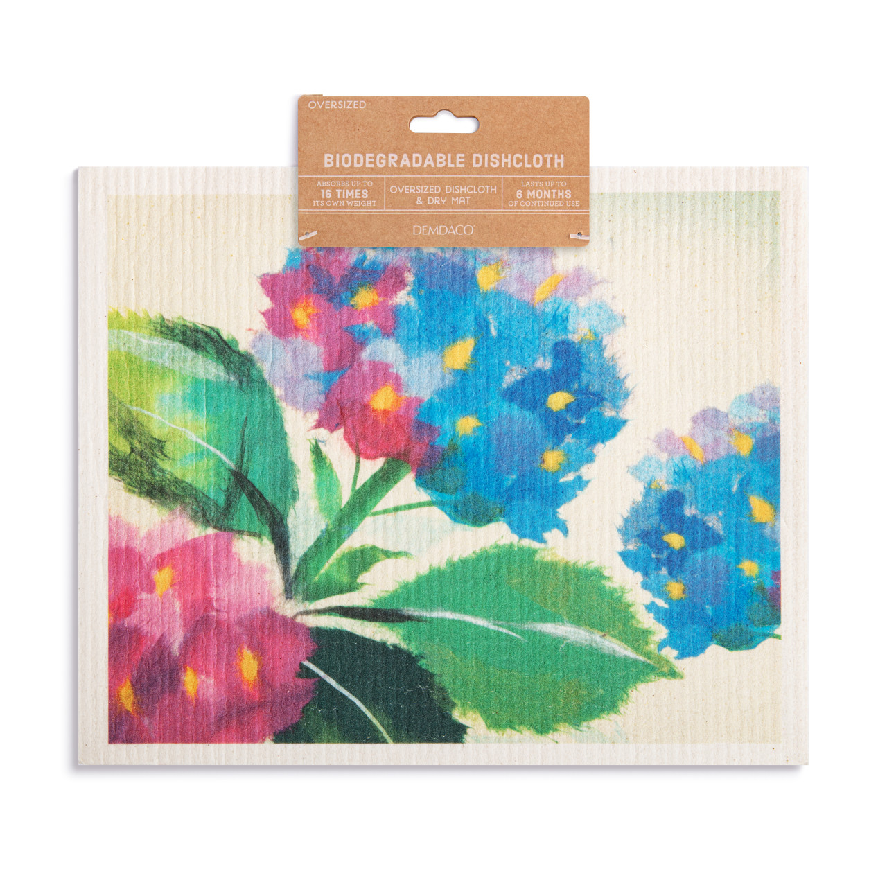 Hydrangea Ajisai Extra Large Biodegradable Dish Cloth thumbnail