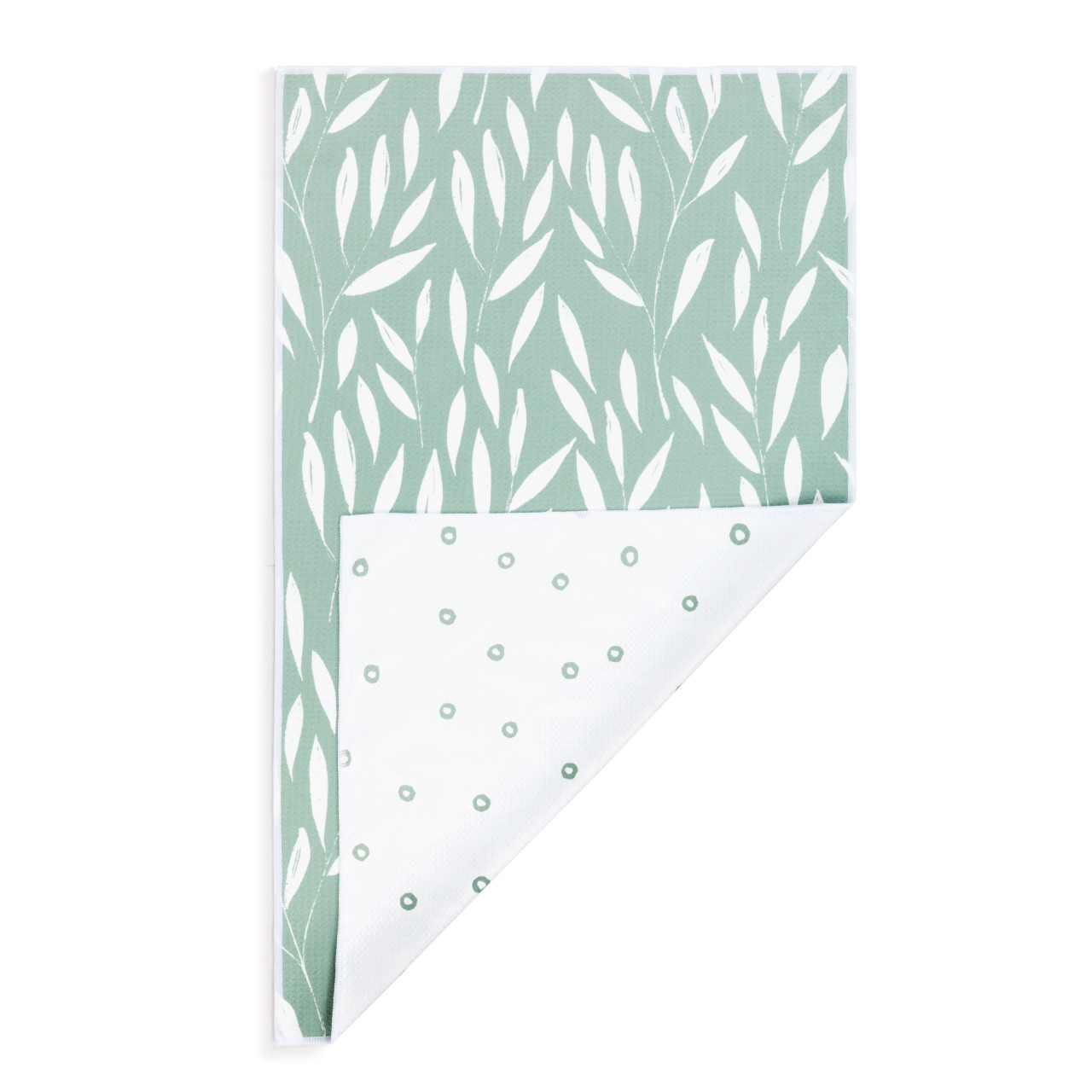 Sage Leaves Absorbent Reversible Towel - 18x30in thumbnail