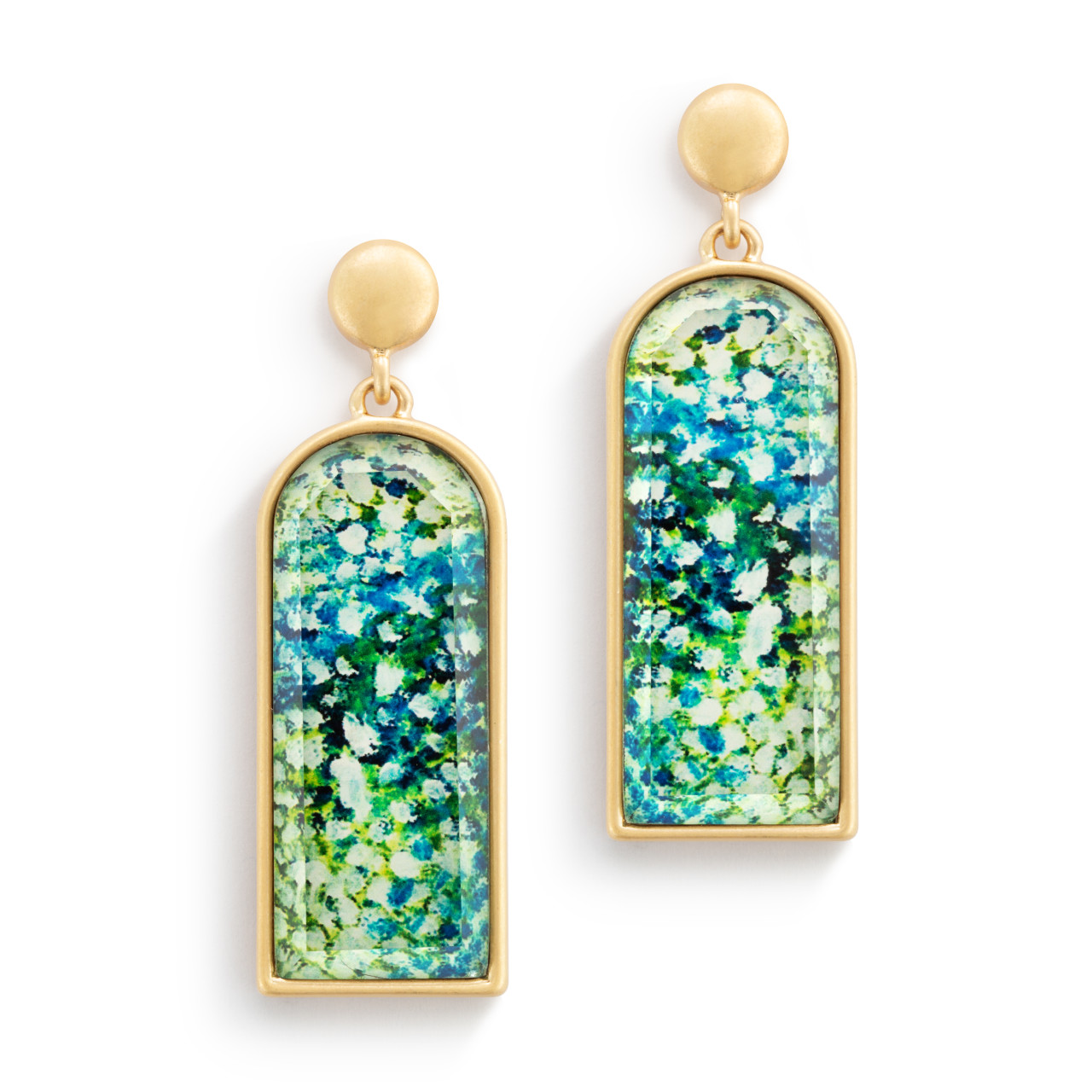 ArtLifting Earrings - White Flowers thumbnail