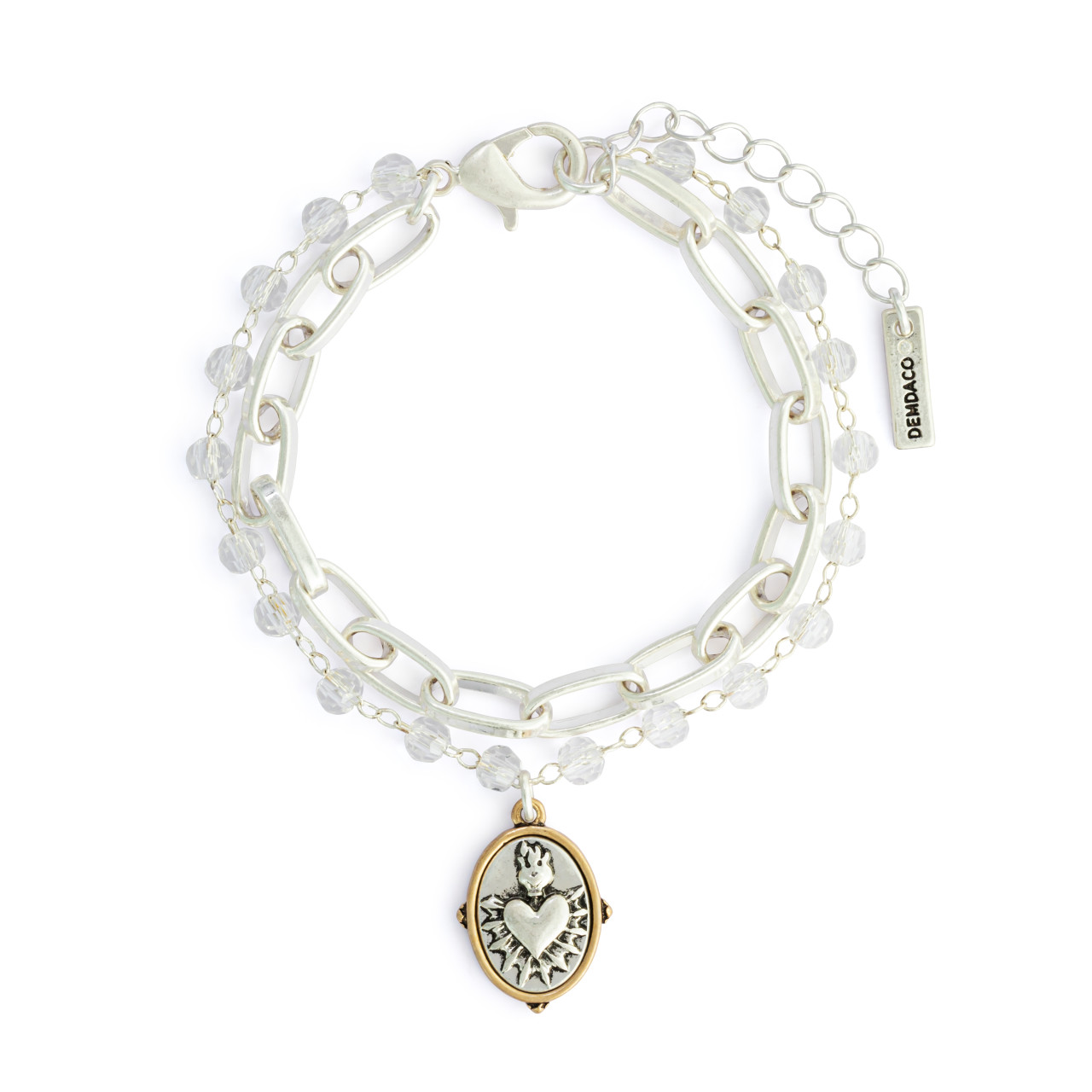 Sacred Heart Bracelet -Silver thumbnail