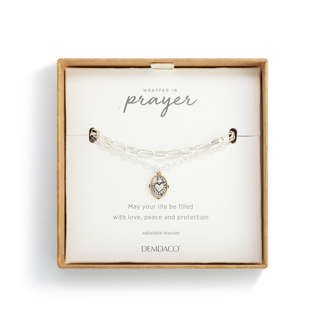 Sacred Heart Bracelet -Silver thumbnail