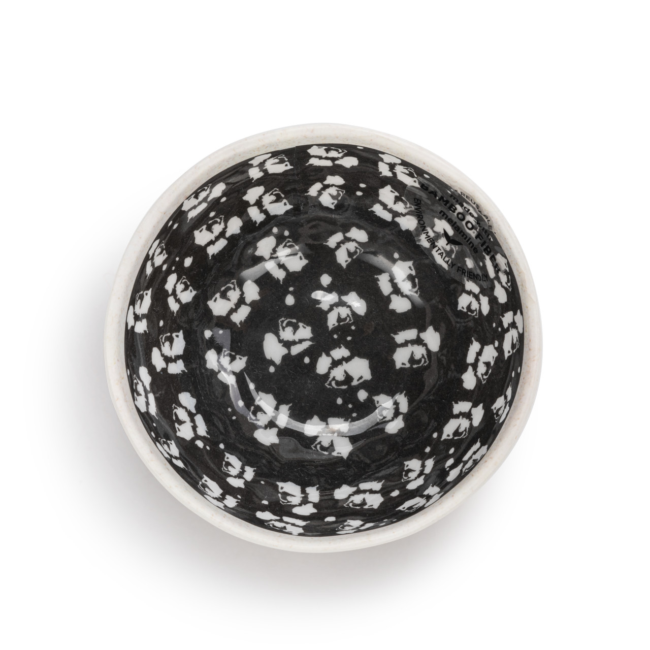 Grey Leaves Melamine Dip Bowl thumbnail