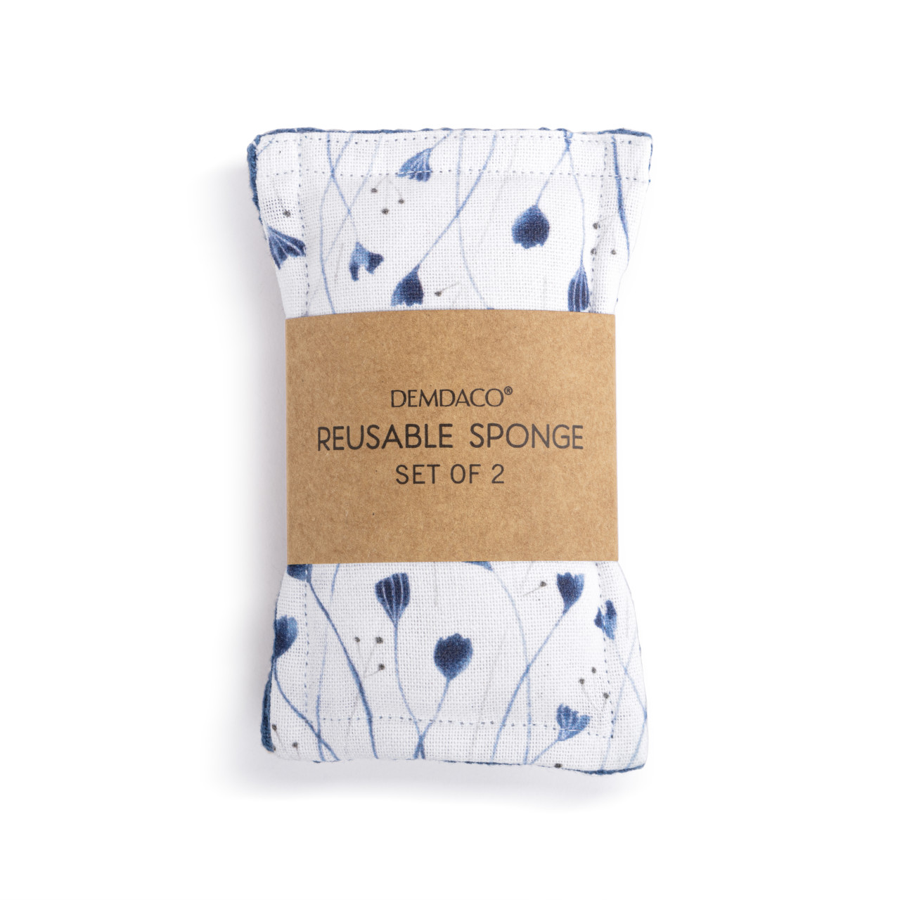 Blue Wildflowers Kitchen Sponge - Set of 2 thumbnail