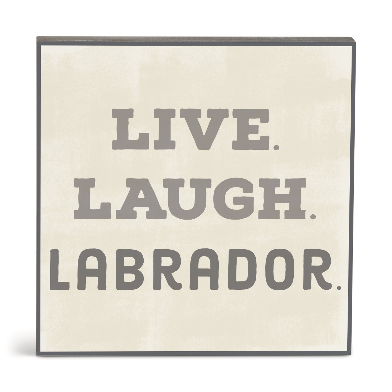 Live Laugh Labrador Wall Art - 10"sq. thumbnail
