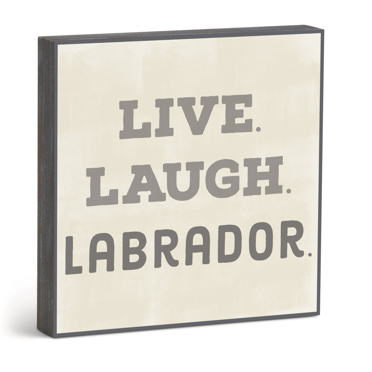 Live Laugh Labrador Wall Art - 10"sq. thumbnail