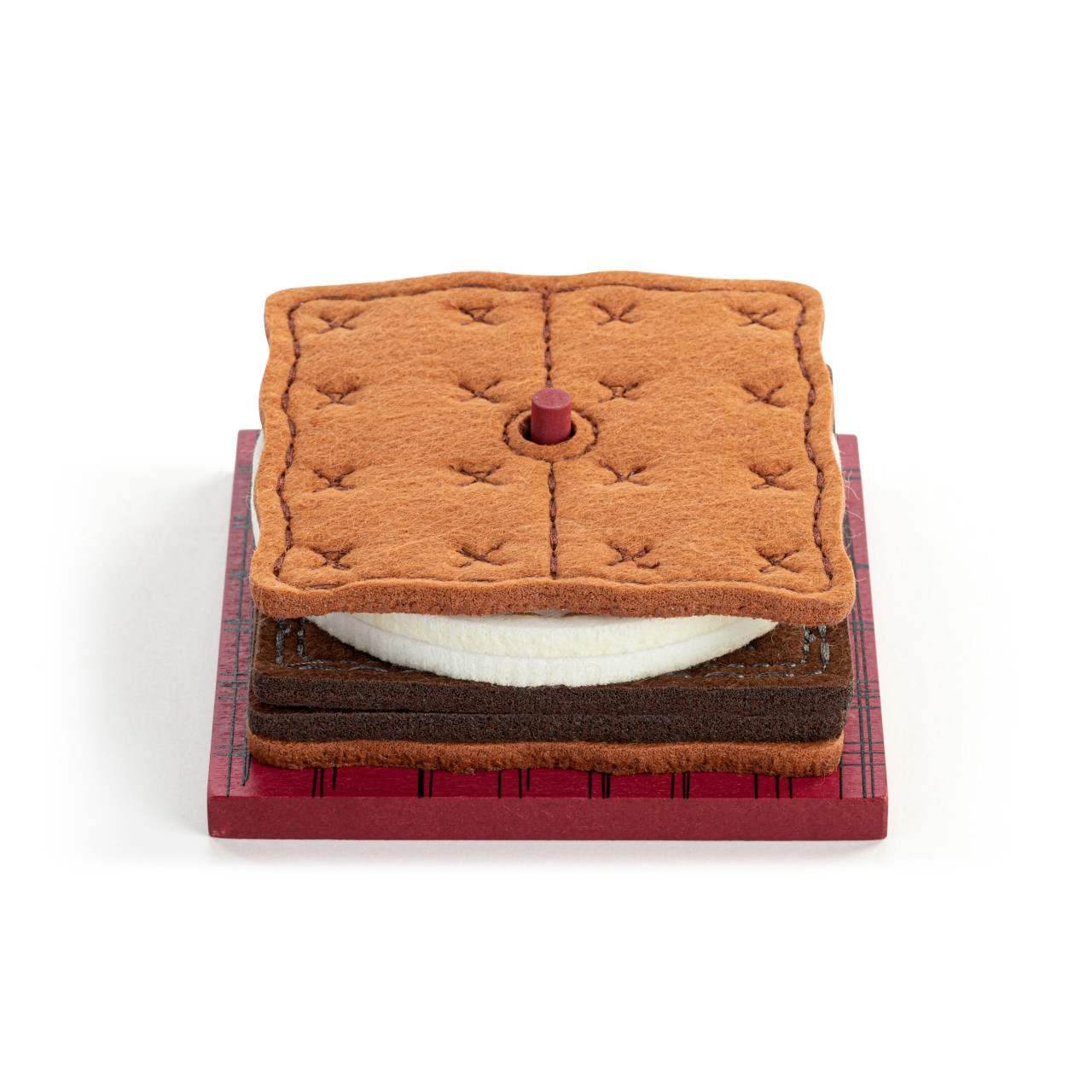S'mores Coaster Stack with Stand - Set of 6 thumbnail