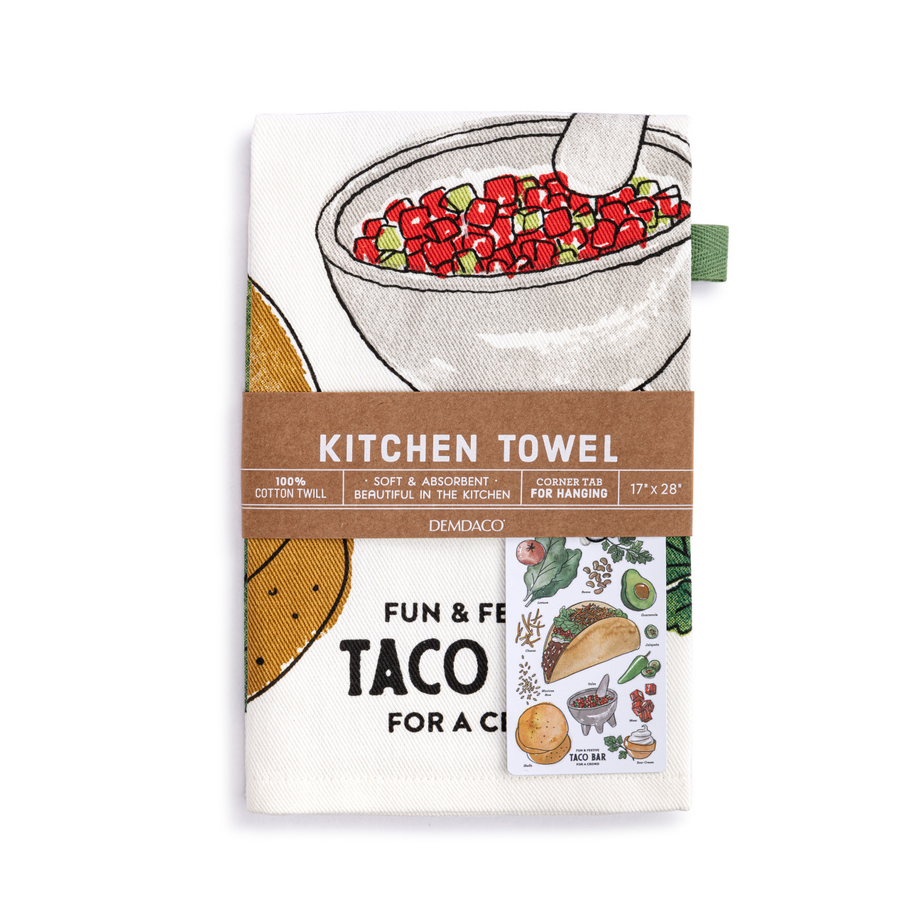 Taco Bar Cotton Twill Kitchen Towel thumbnail