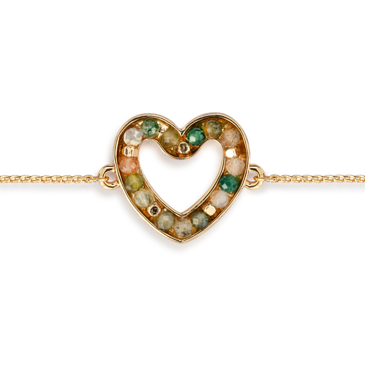 Loving Heart Bracelet - Green thumbnail