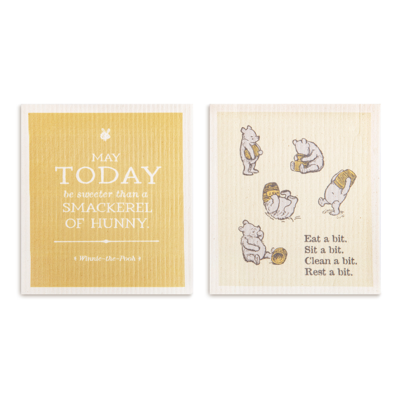 Biodegradable Dish Cloths Set of 2 - Sweeter Than Hunny thumbnail