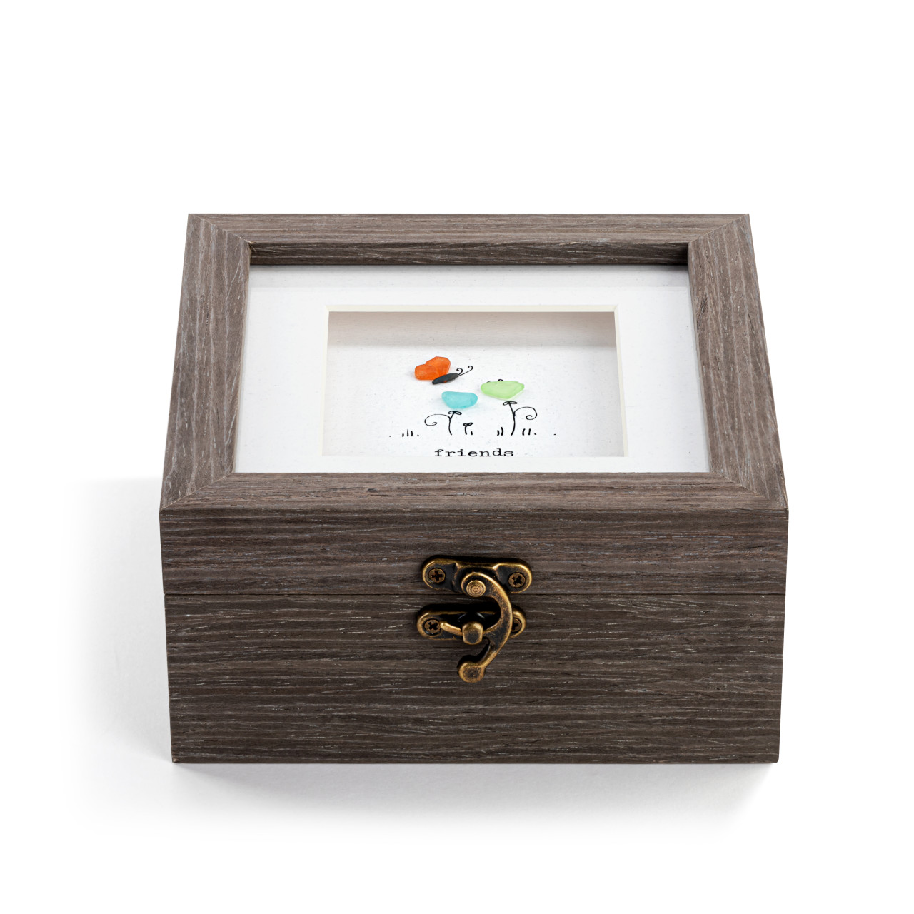 Sharon Nowlan Collection Friends Grow Together Keepsake Box 6" x 6" x 3" thumbnail