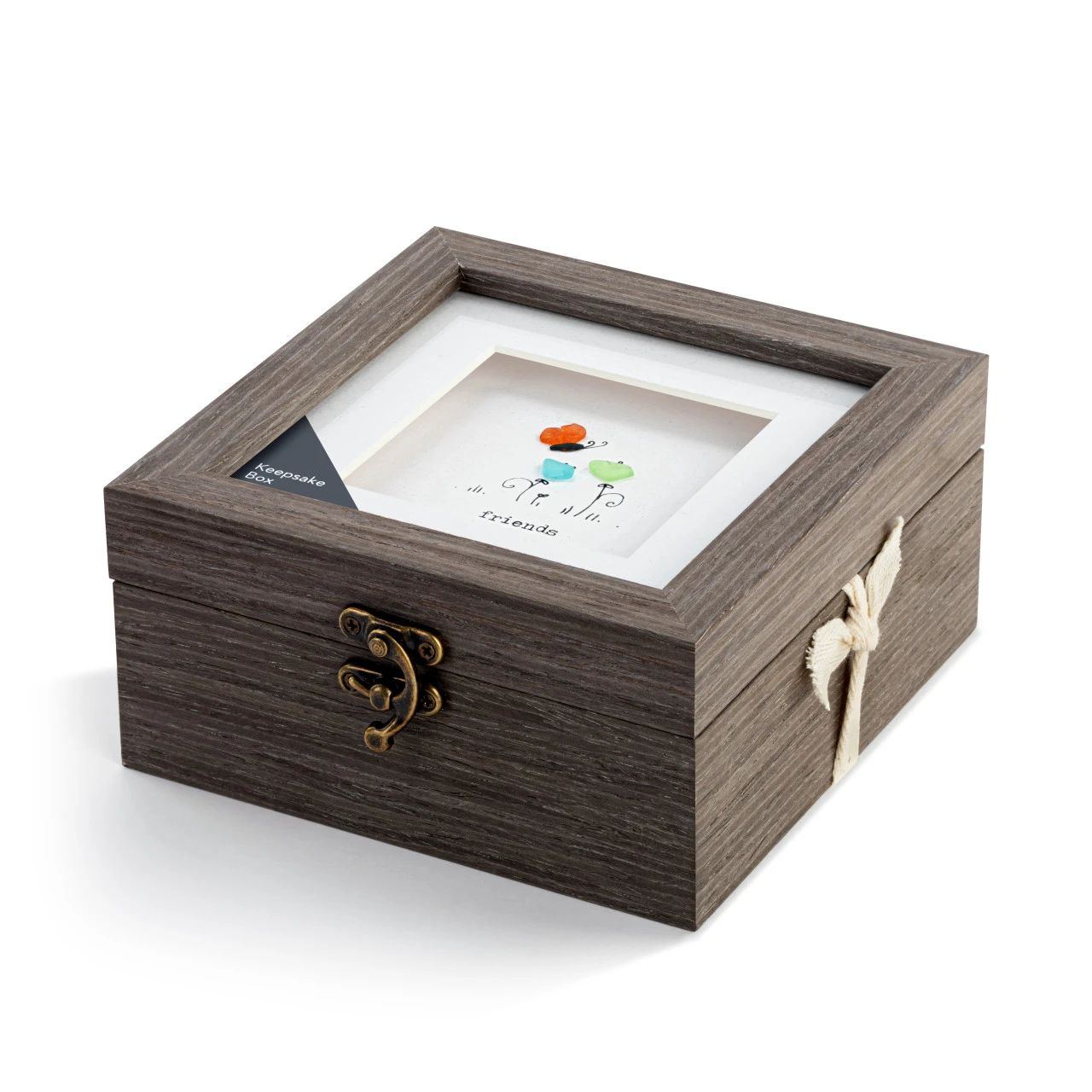 Sharon Nowlan Collection Friends Grow Together Keepsake Box 6" x 6" x 3" thumbnail