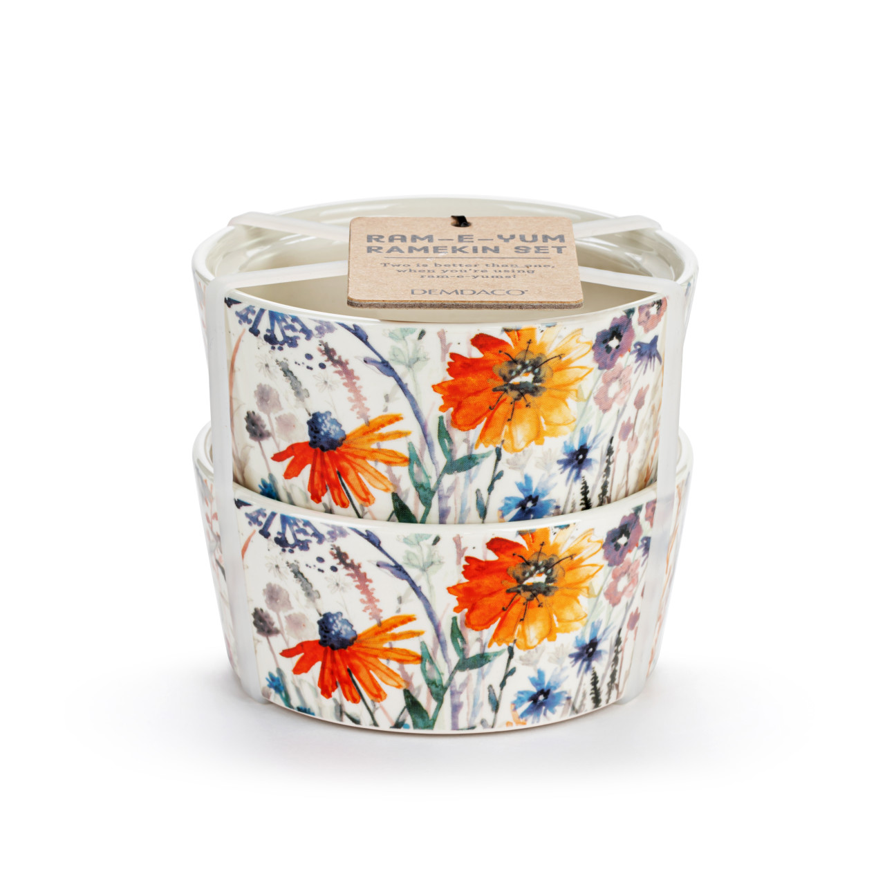 Meadow Flowers Ramekins - Set of 2 thumbnail