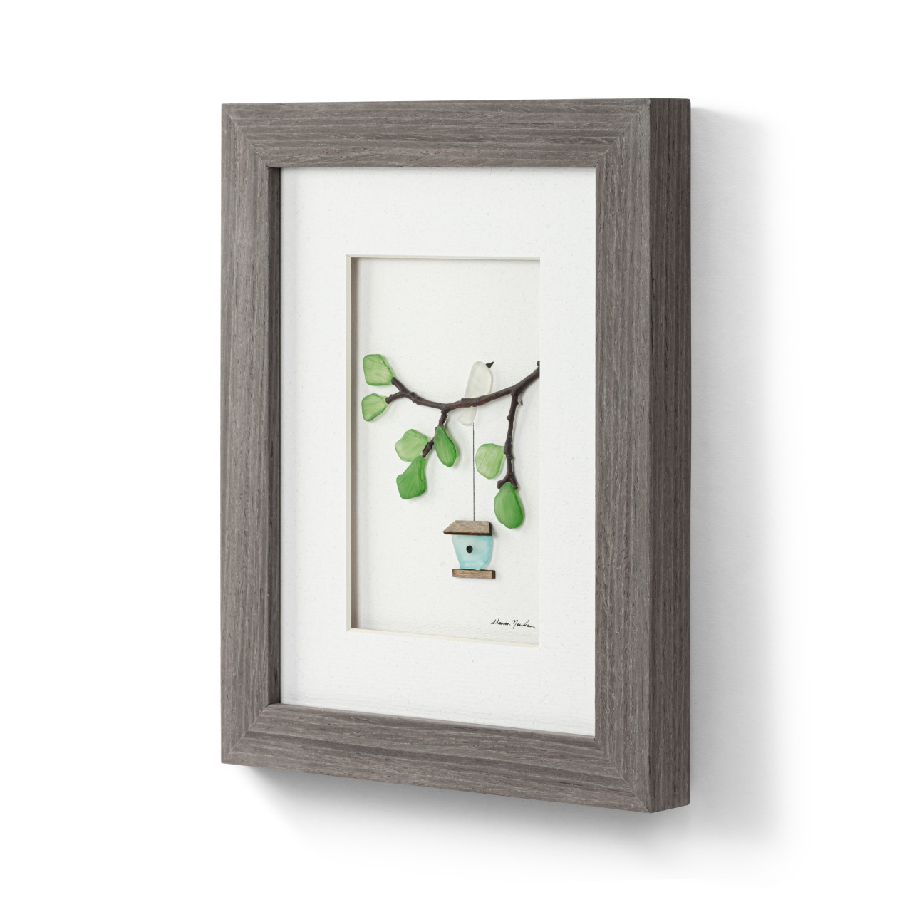 Sharon Nowlan Collection Summer Bird & Birdhouse Wall Art 8" x 10" thumbnail