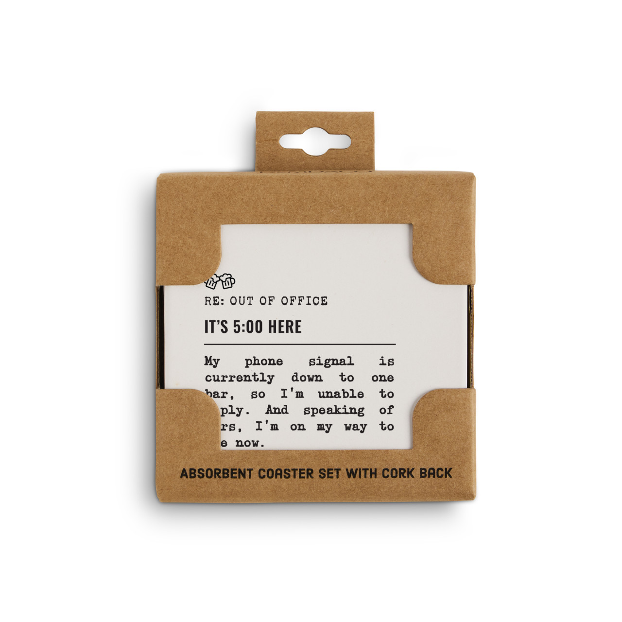 5 O'clock Here Phone Signal Coasters -S4 thumbnail