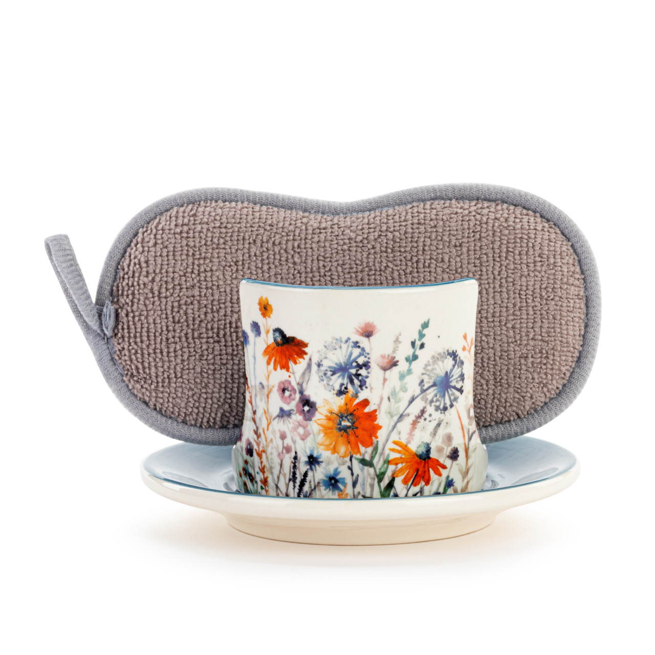 Meadow Flowers Soap Dish with Sponge thumbnail