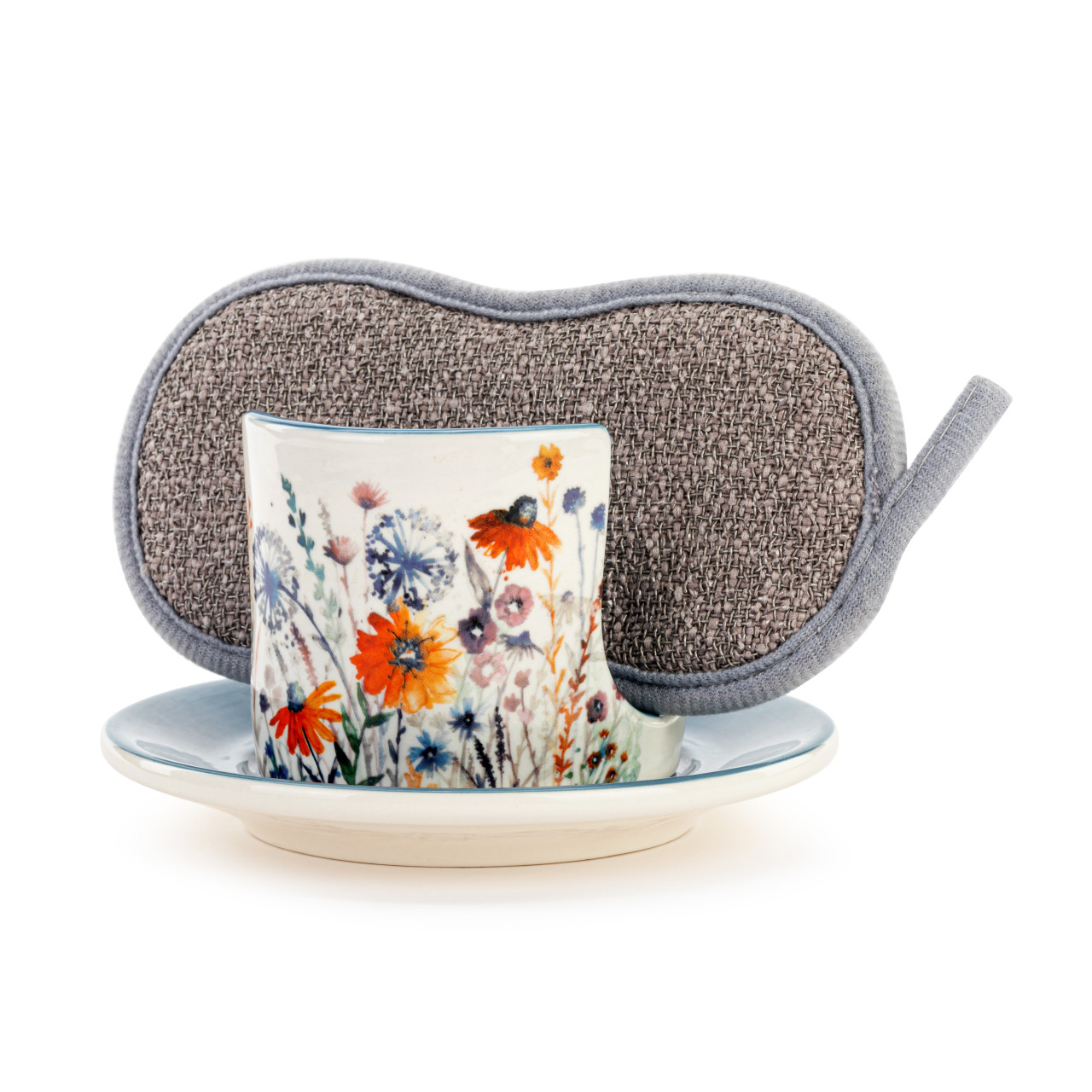 Meadow Flowers Soap Dish with Sponge thumbnail