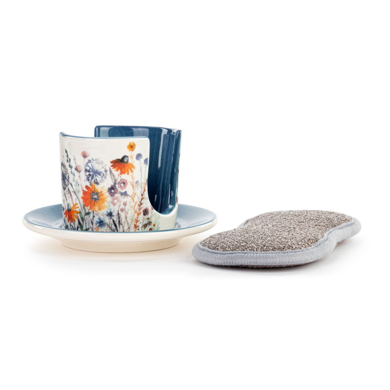 Meadow Flowers Soap Dish with Sponge thumbnail