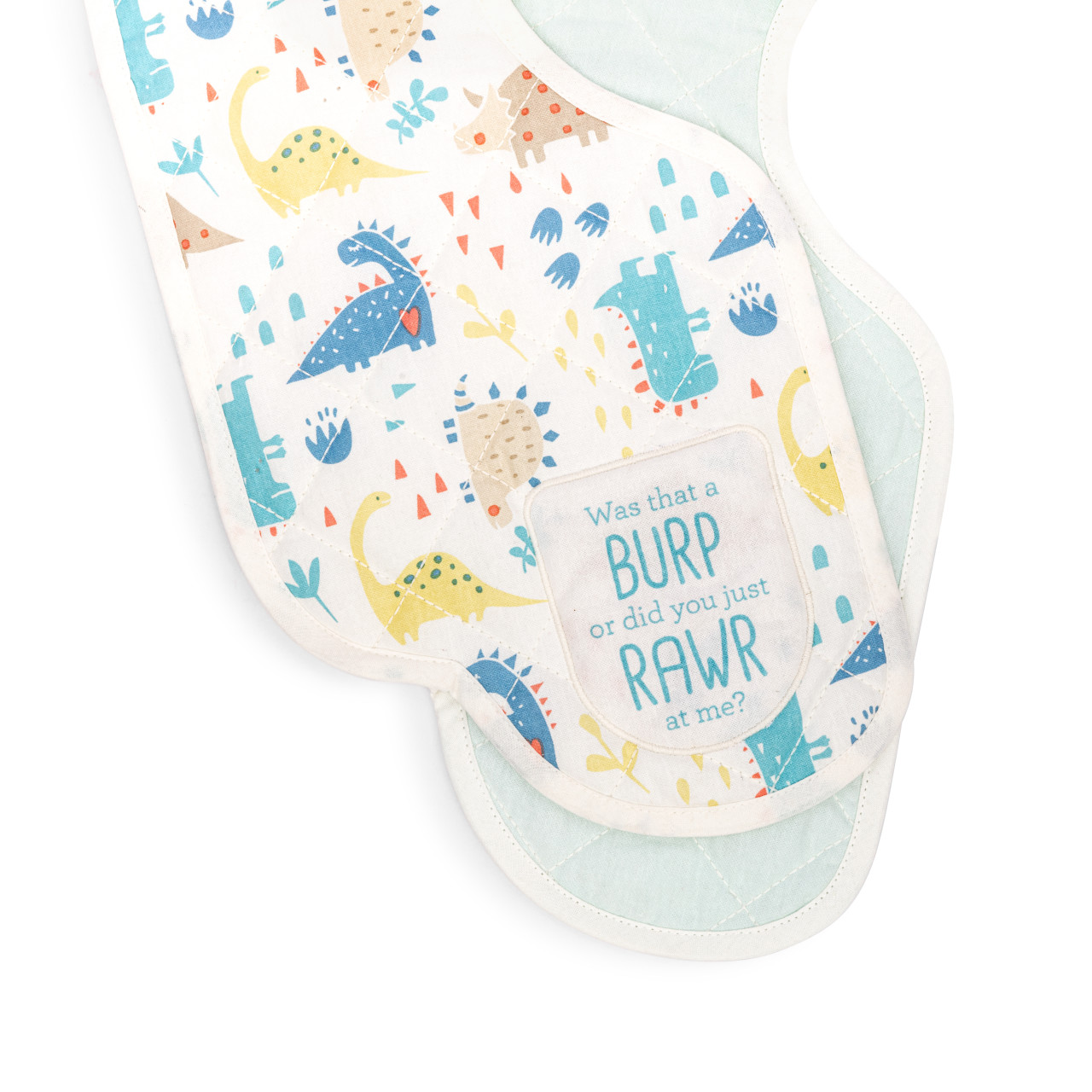 Burp Cloths Set of 2 - Dinosaurs thumbnail