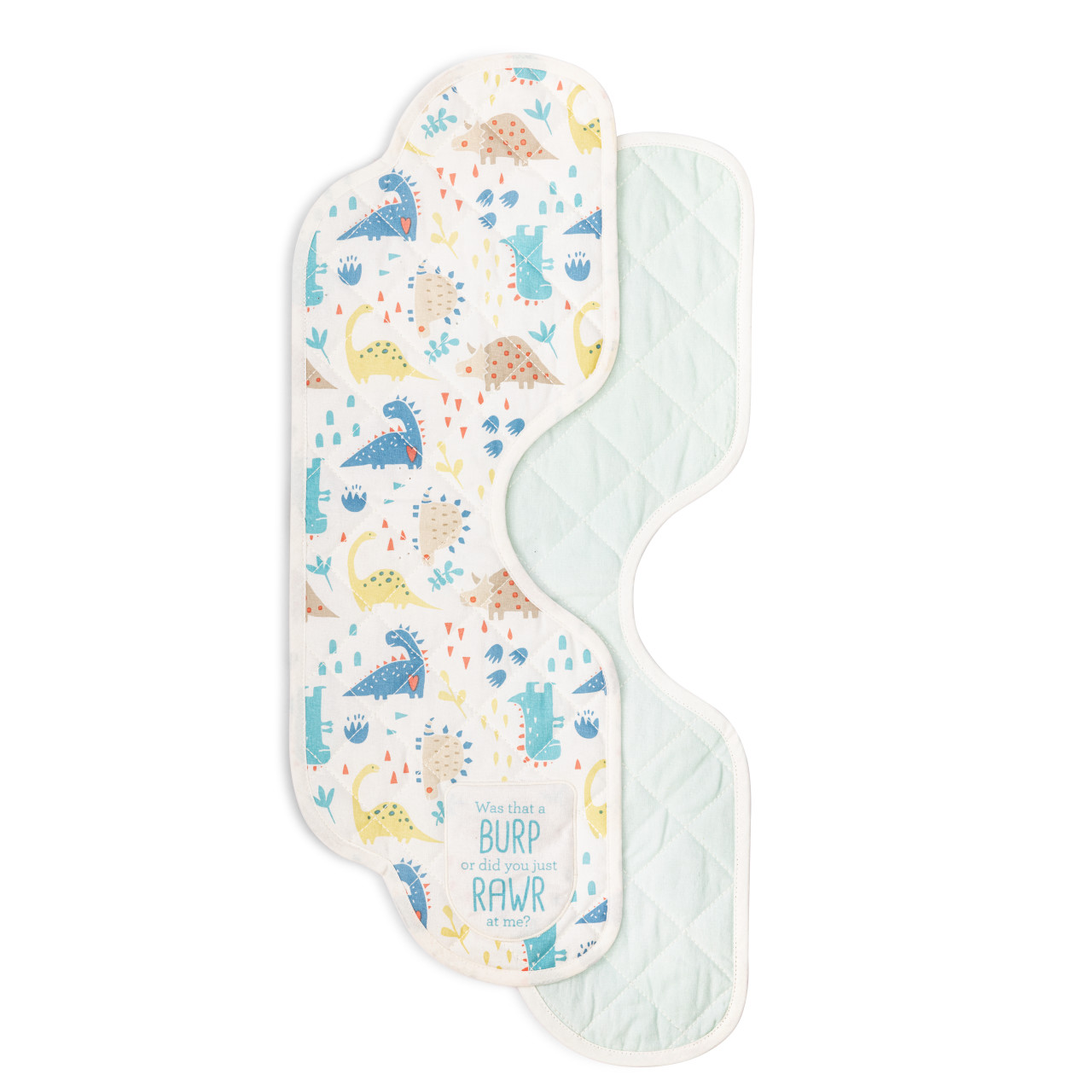 Burp Cloths Set of 2 - Dinosaurs thumbnail
