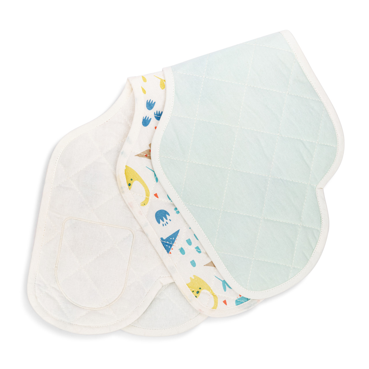 Burp Cloths Set of 2 - Dinosaurs thumbnail