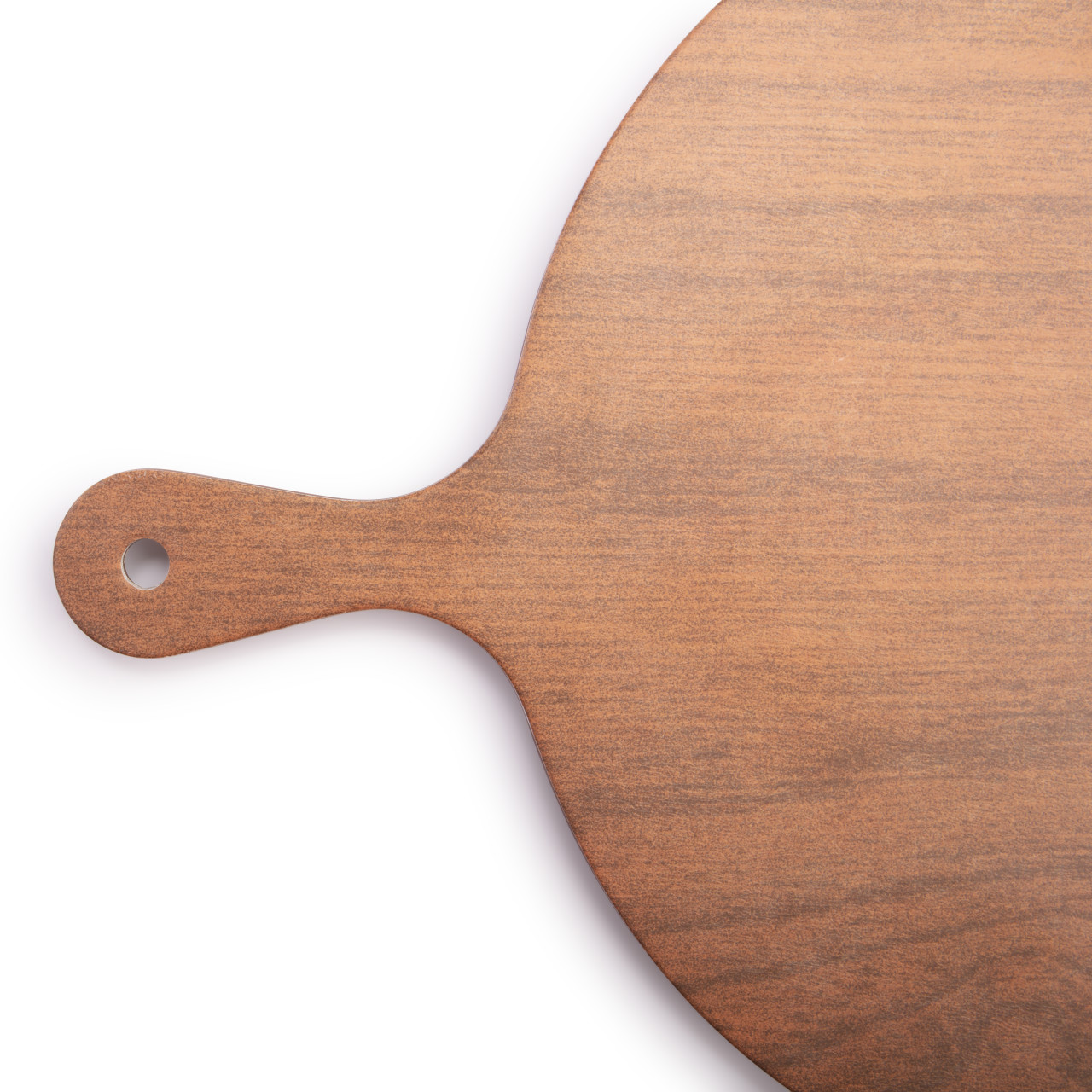 Round Melamine Brown Wood Board thumbnail