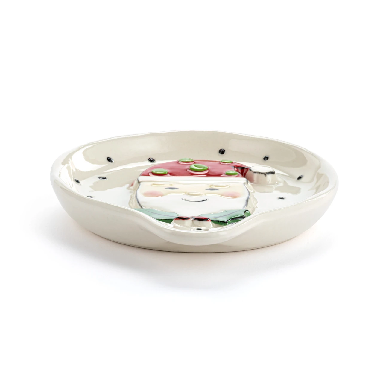 Santa Claus Polka Dot Spoon Rest thumbnail