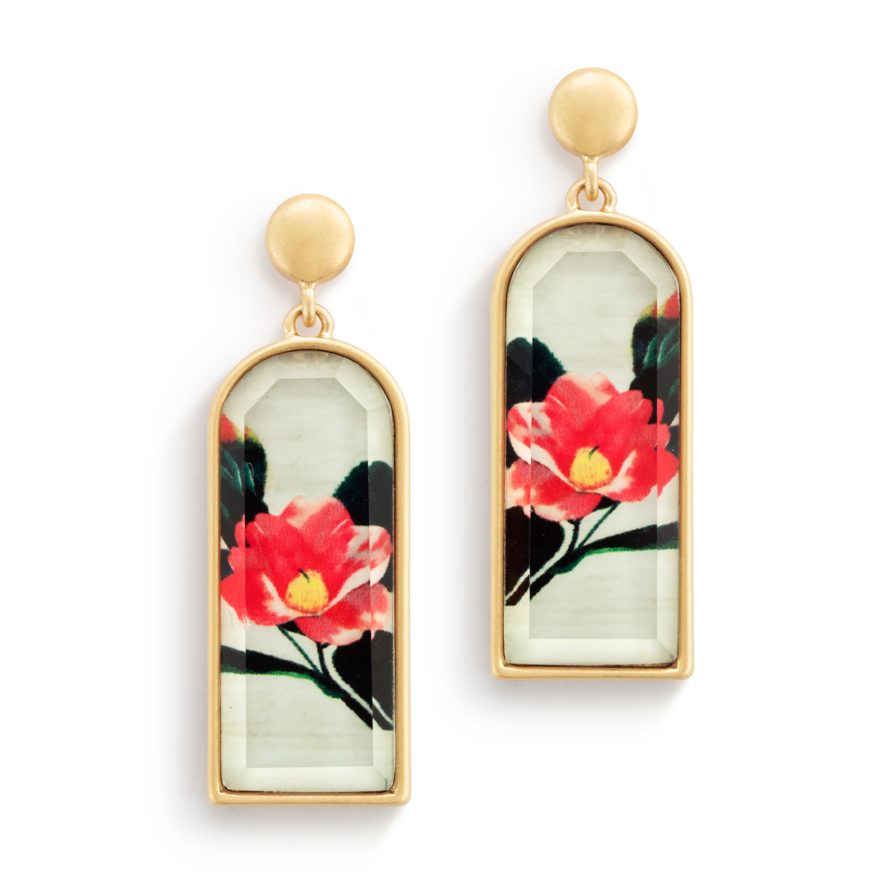 ArtLifting Earrings - Camellia Tsubaki thumbnail