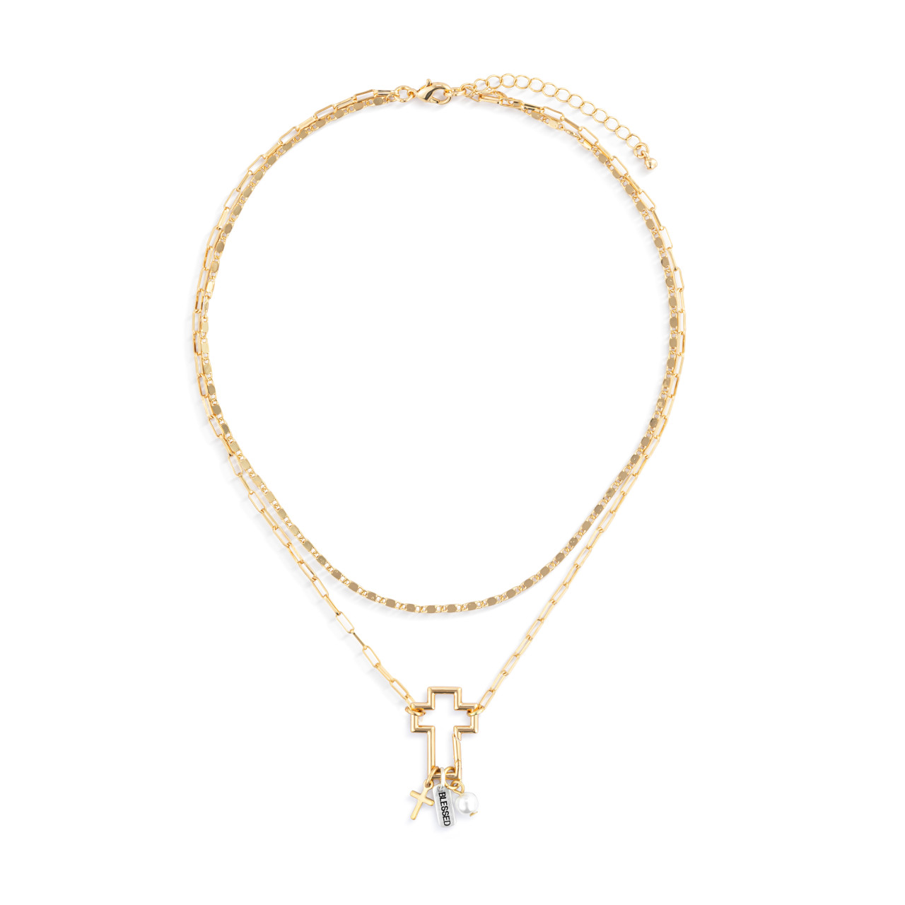 Your Journey Faith Gold Convertible Necklace Set thumbnail