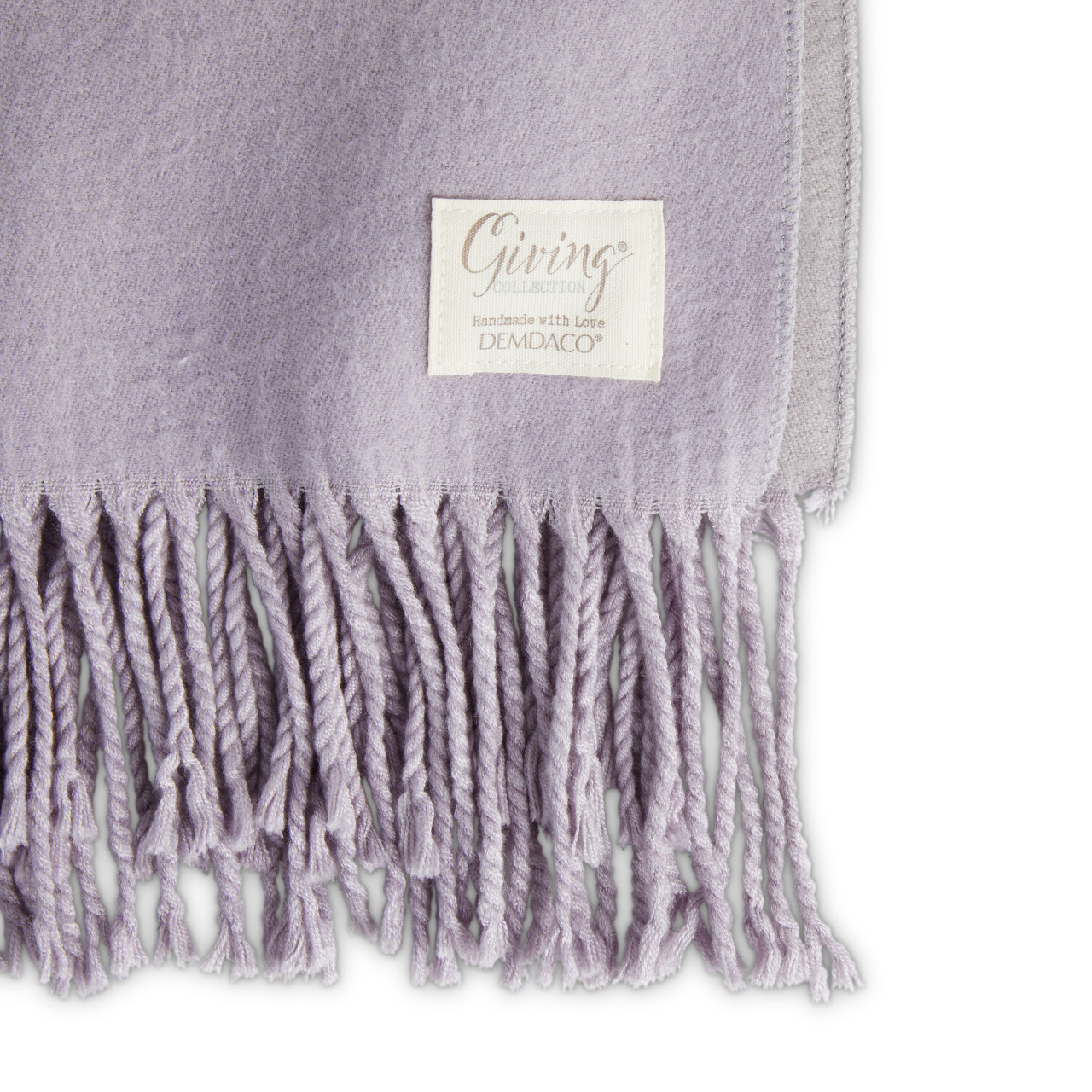 Giving Collection Light Purple Fringed Giving Wrap thumbnail