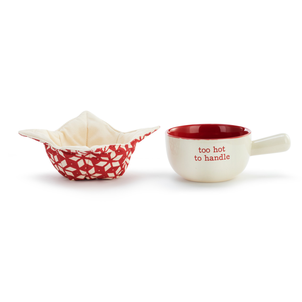 Too Hot Soup Crock and Bowl Cozy thumbnail