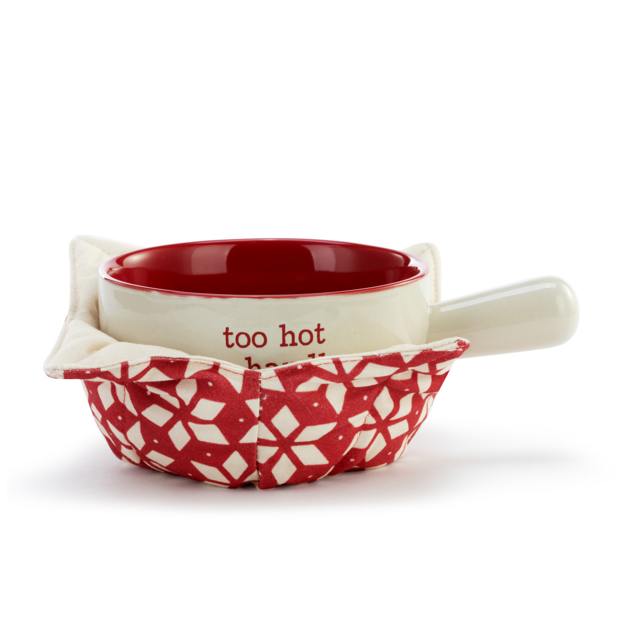Too Hot Soup Crock and Bowl Cozy thumbnail