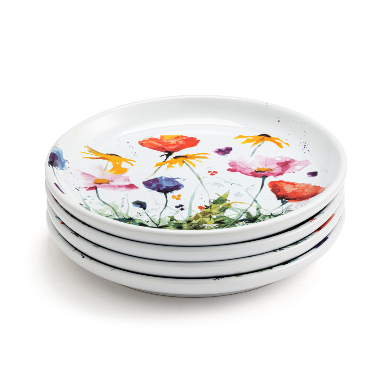Wildflowers Appetizer Plates - Set of 4 thumbnail