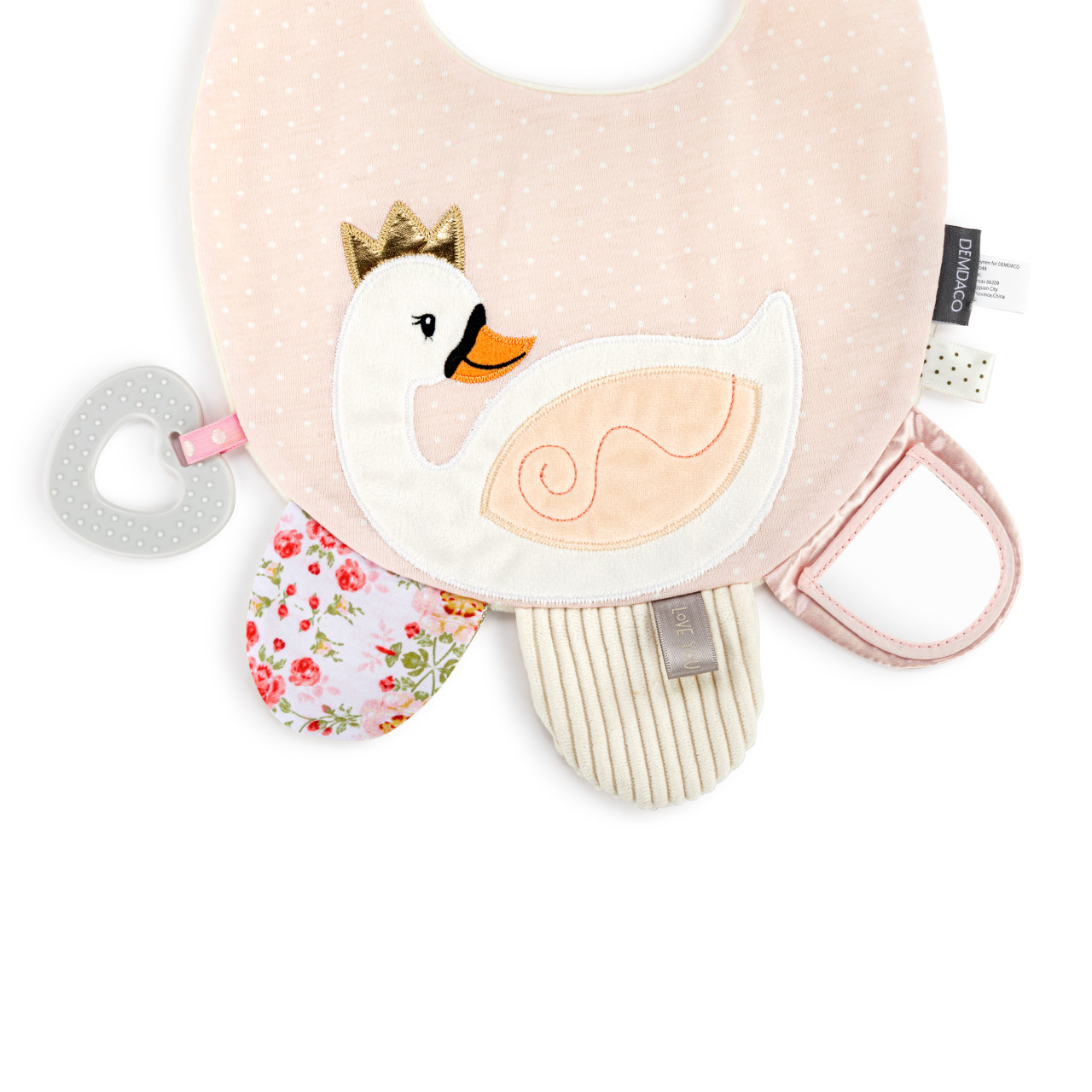 Activity Bib - Pink Swan thumbnail