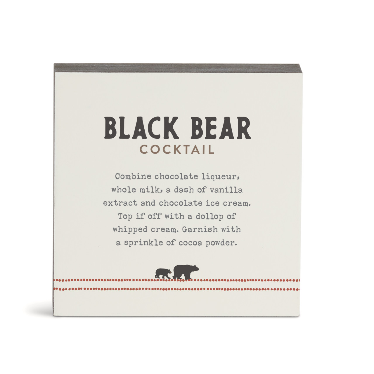 Recipes Black Bear Wall Art - 6" sq. thumbnail