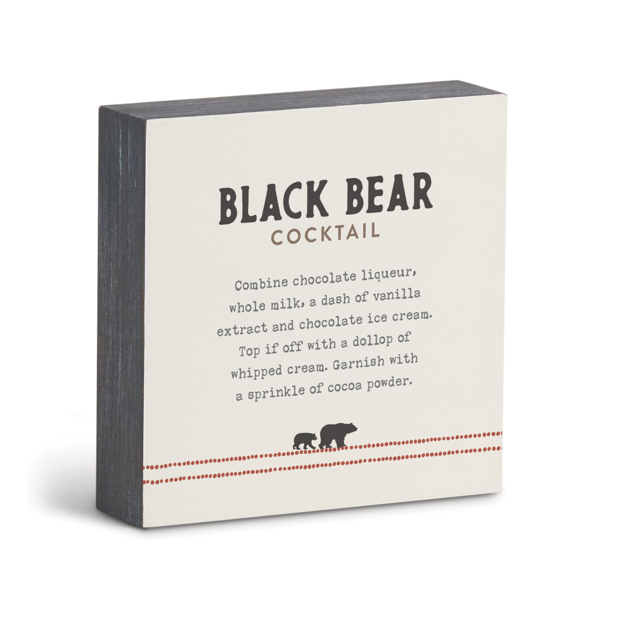 Recipes Black Bear Wall Art - 6" sq. thumbnail