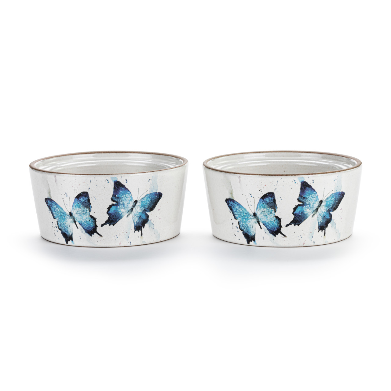 Butterfly Collection - Blue Butterflies Ramekins Set of 2 thumbnail