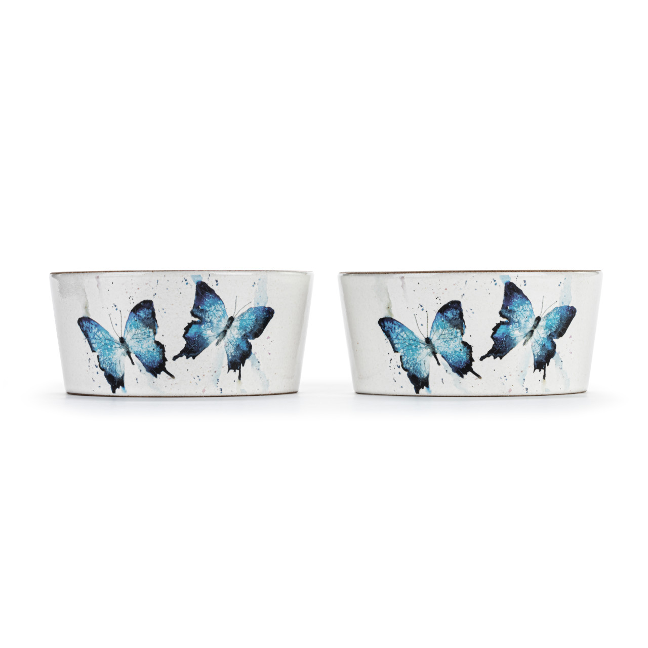 Butterfly Collection - Blue Butterflies Ramekins Set of 2 thumbnail