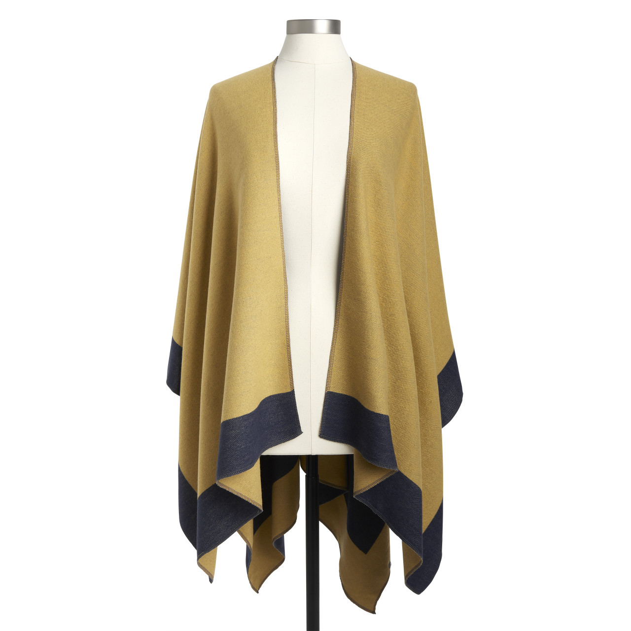 Reversible Kimono - Mustard and Navy thumbnail