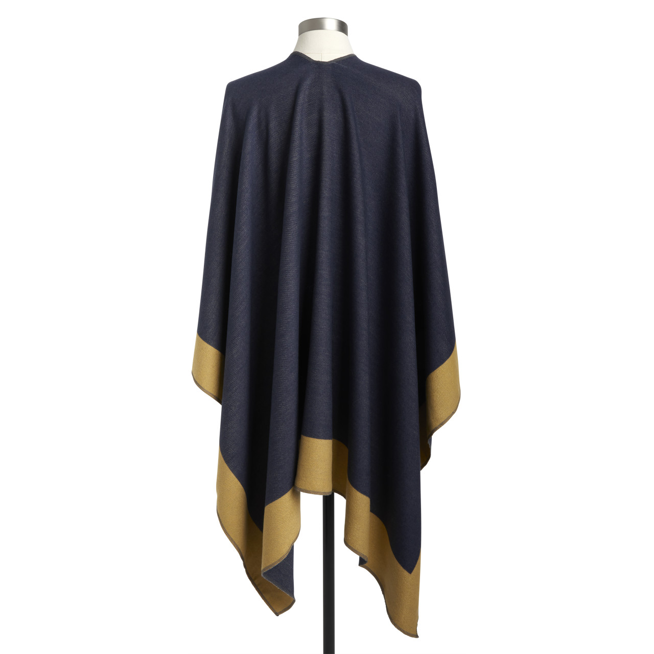 Reversible Kimono - Mustard and Navy thumbnail