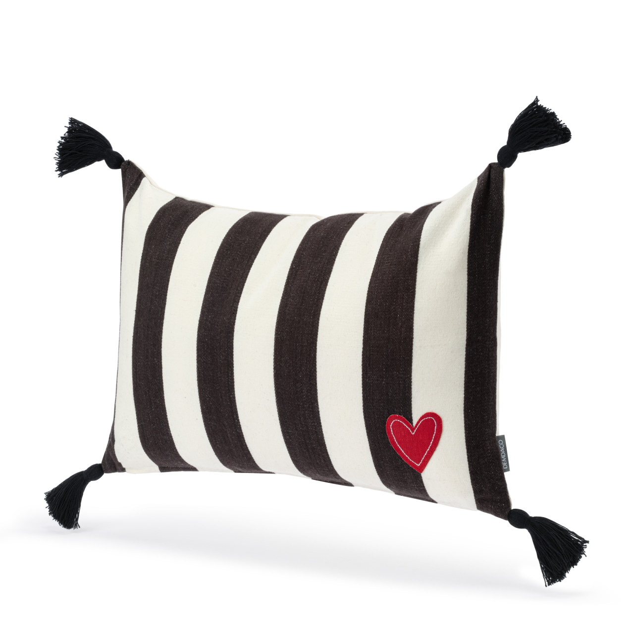 Heart and Stripes Pillow thumbnail