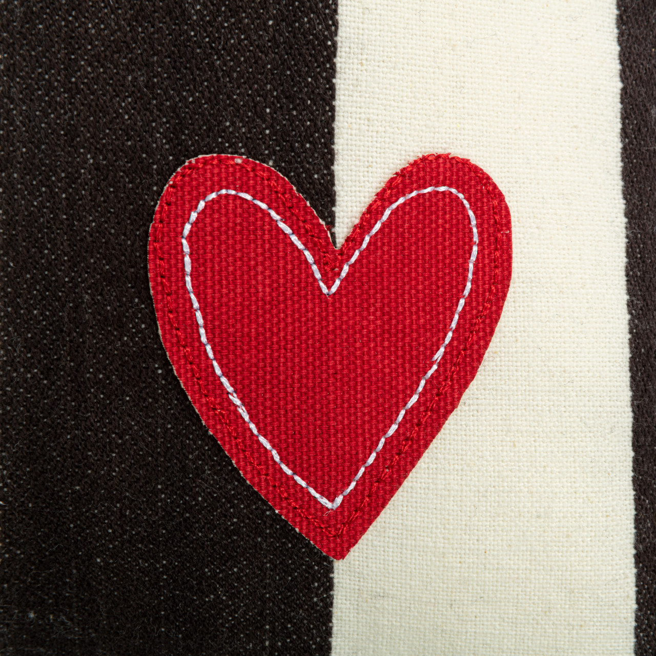 Heart and Stripes Pillow thumbnail