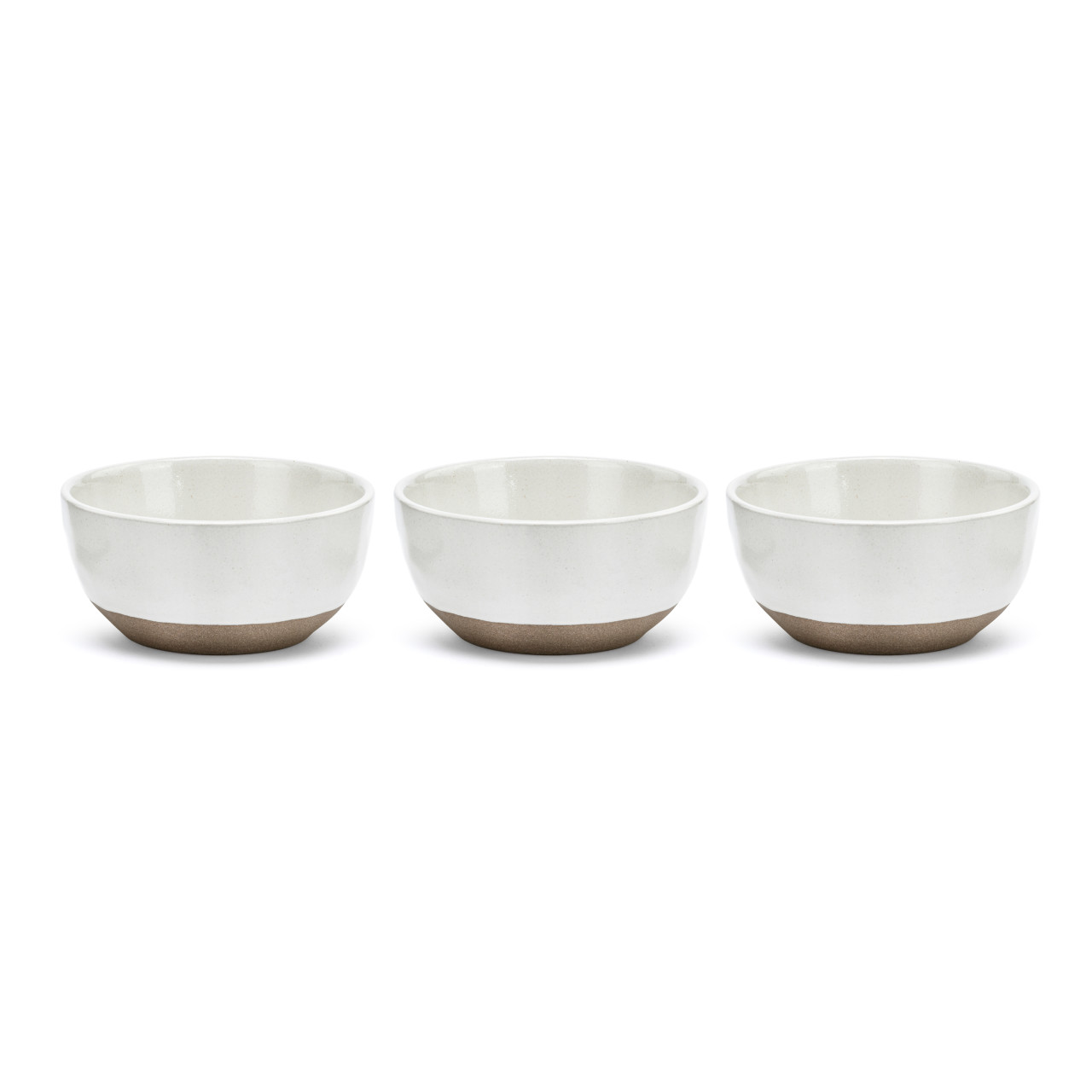White Dollop Dipping Bowls - Set of 3 thumbnail
