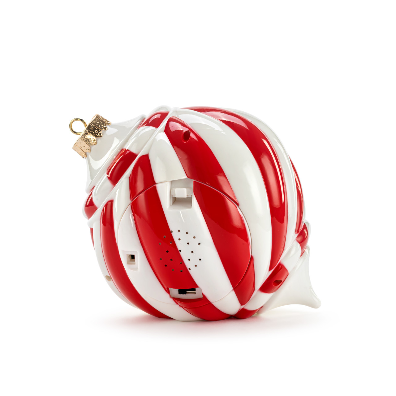 Lit Musical Here Comes Santa Claus Snow Globe thumbnail