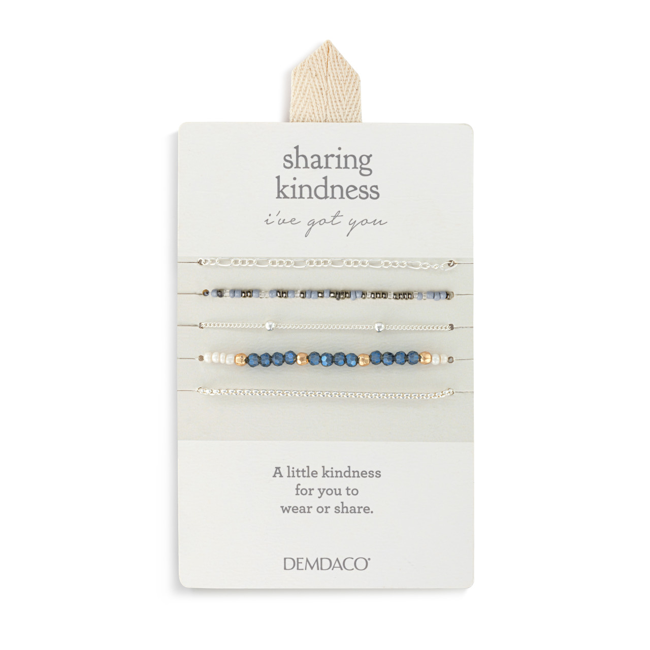 Bracelet Set of 5 - Smoke Silver thumbnail