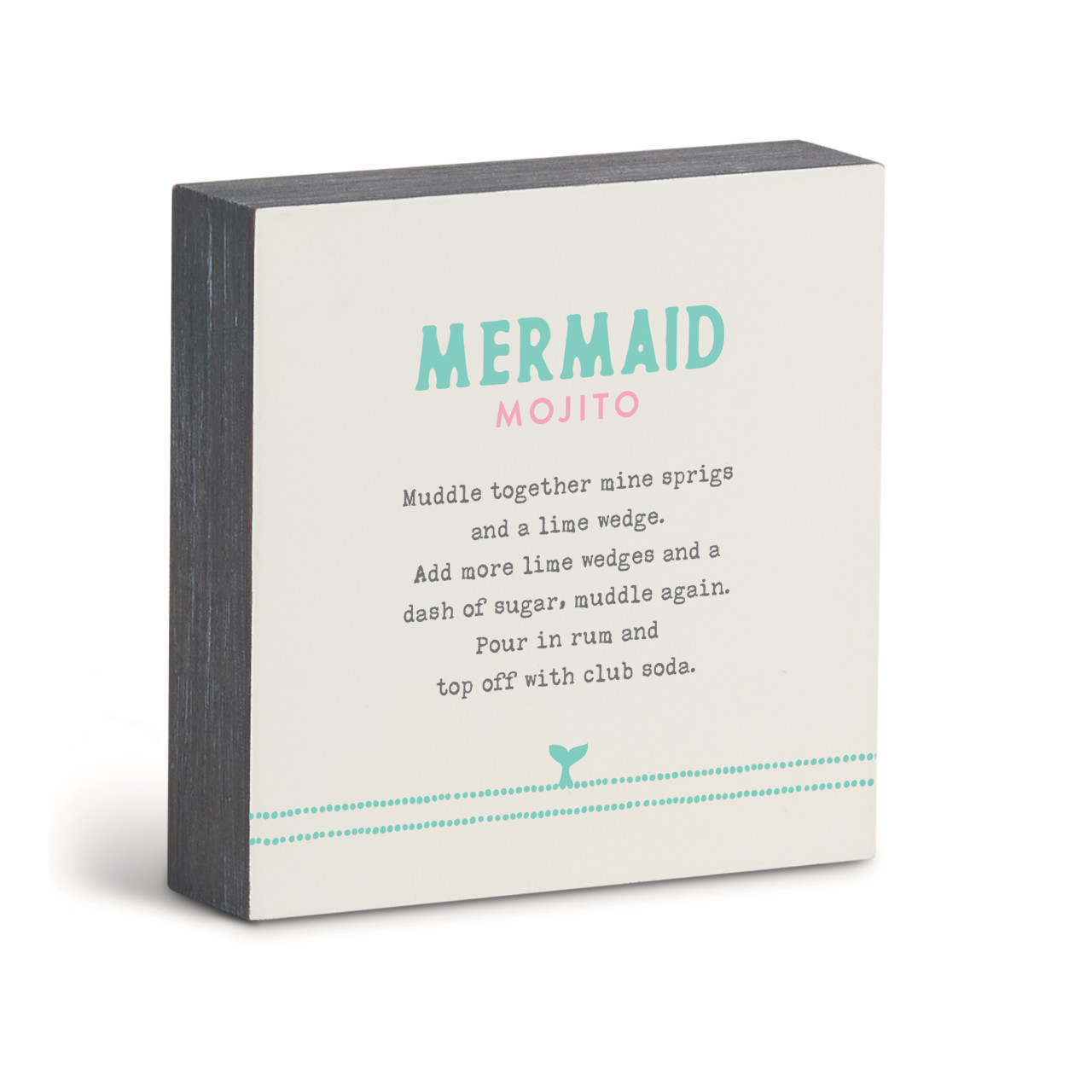 Recipes Mermaid Mojito Wall Art - 6" sq. thumbnail